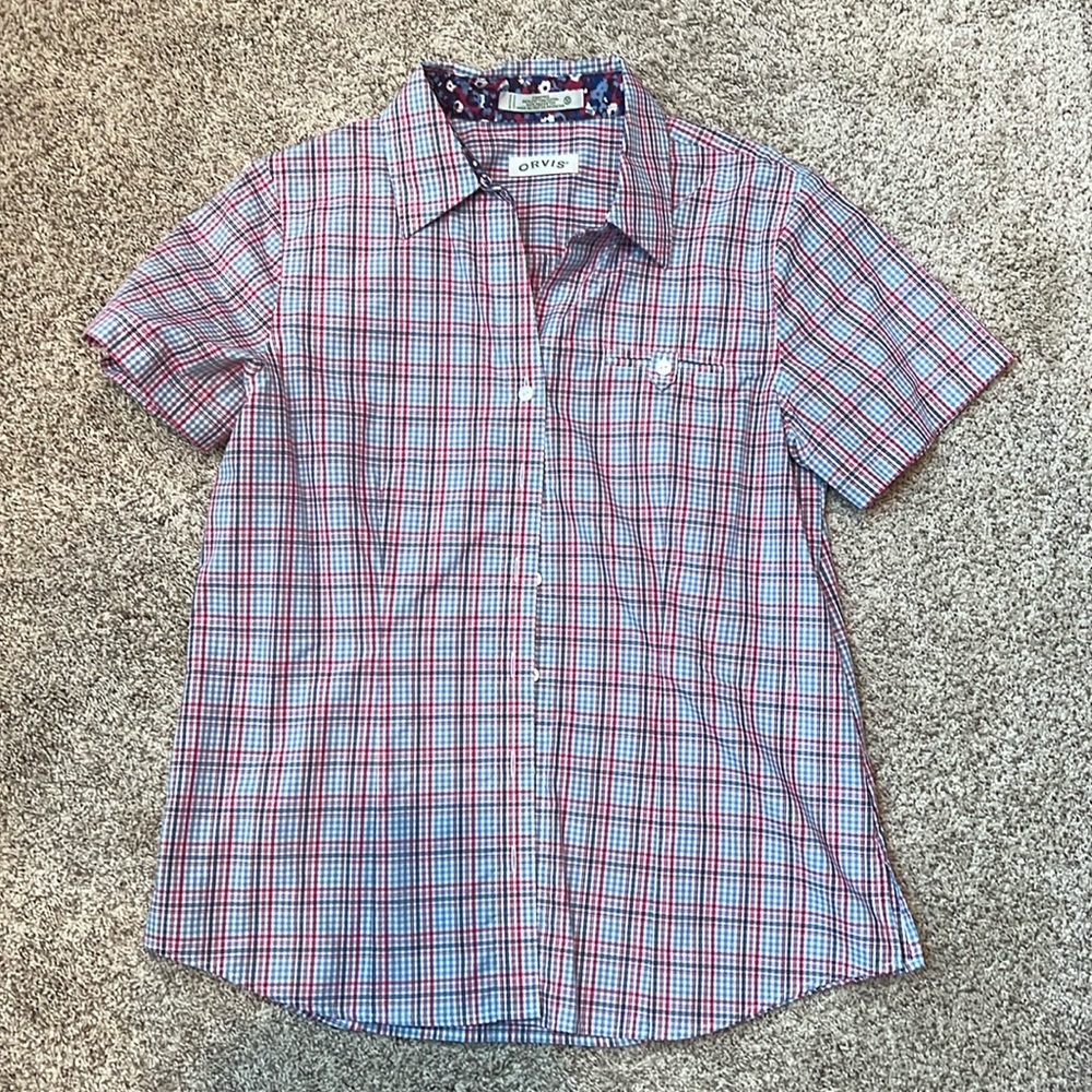 Ladies Orvis camp style shirt. Size 10